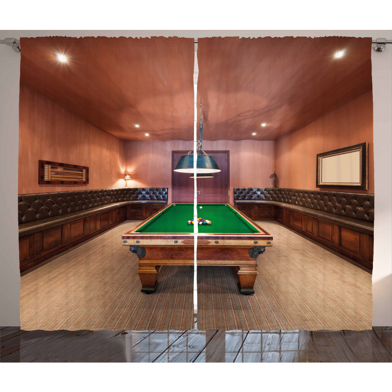 Pool Table Billiard Curtain