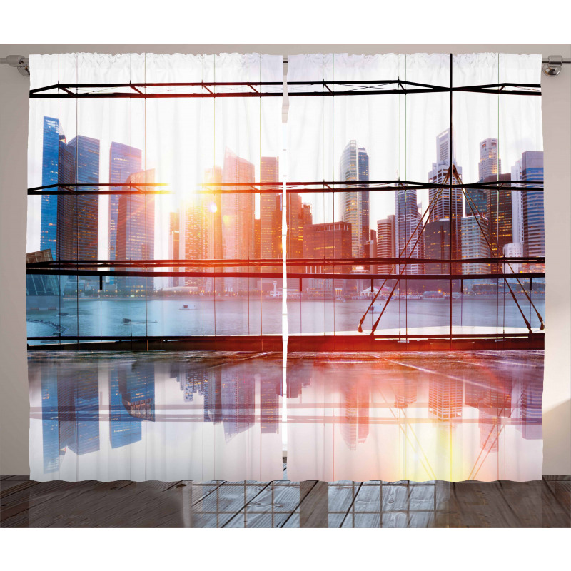Airport Office Scenery Curtain