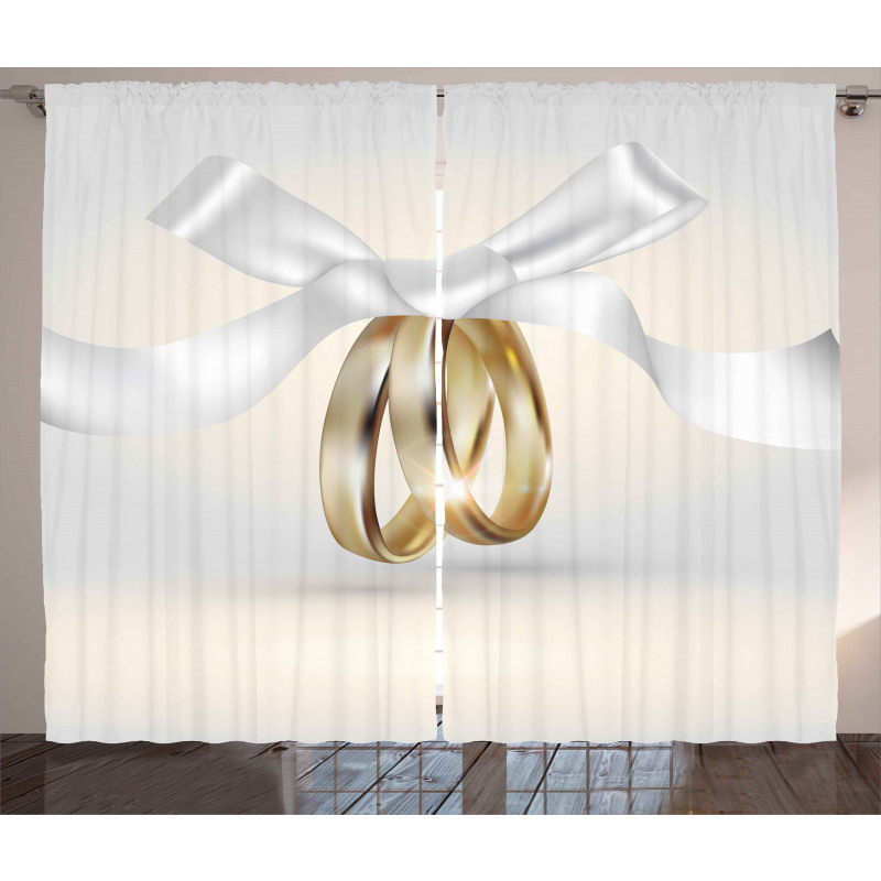 Rings with the Ribbon Curtain