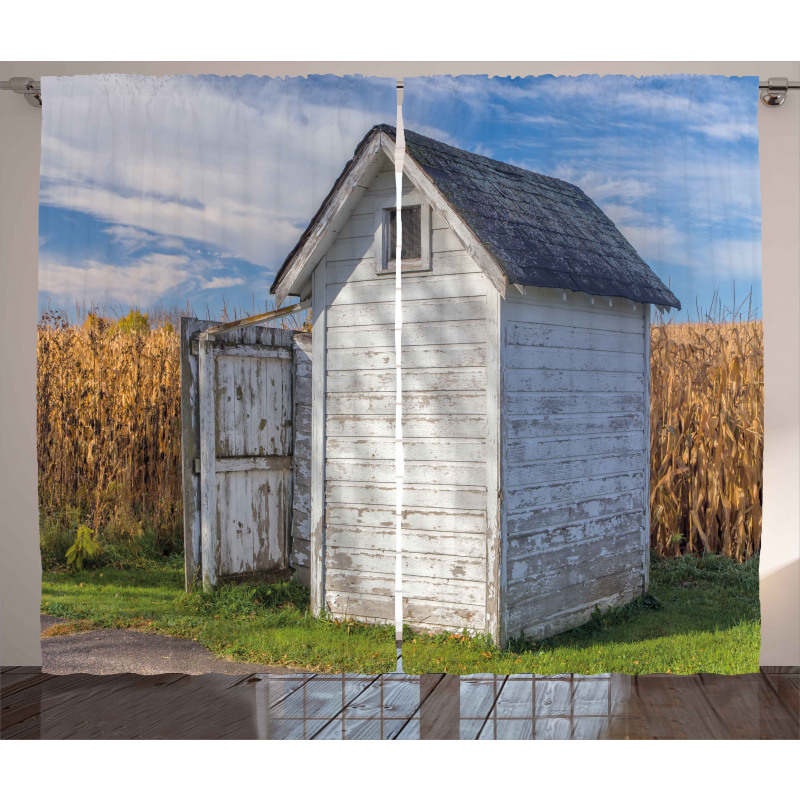 Country Cottage Wheat Curtain