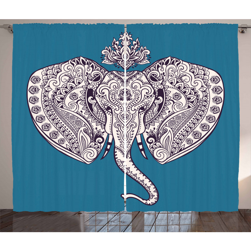 Ethnic Symbols Curtain