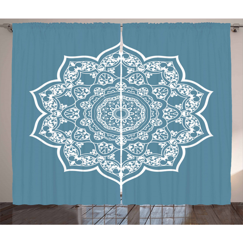 Lace Style Royal Round Curtain