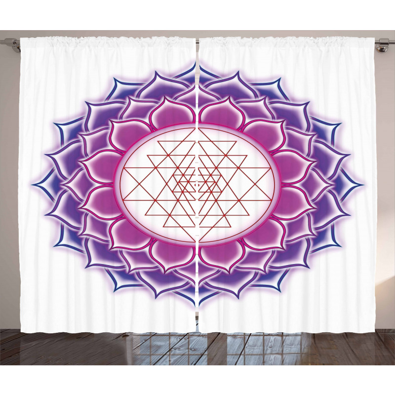 Mystical Yantra Mandala Curtain