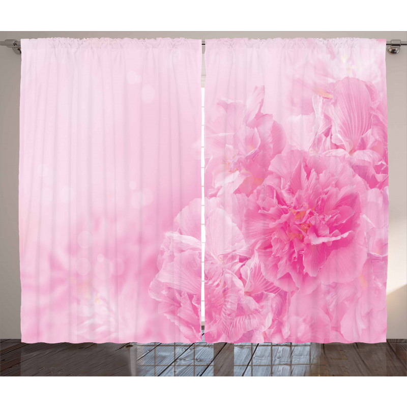 Spring Flora Shabby Curtain