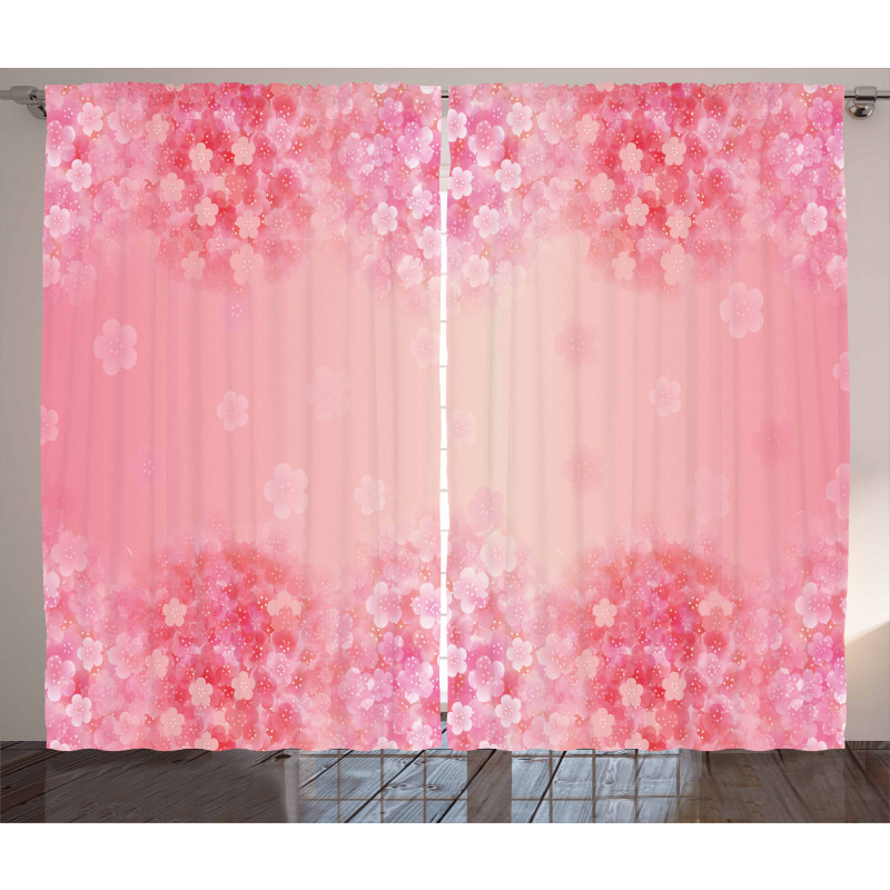 Plum Blossom Botany Curtain