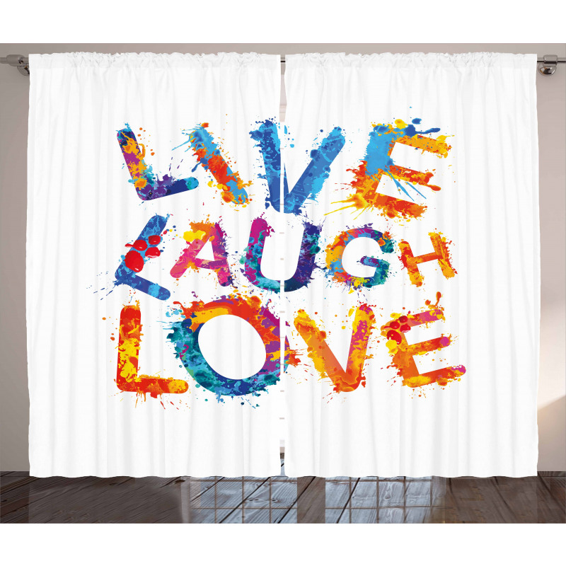 Joyful Words Curtain