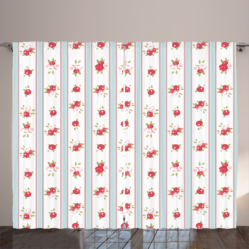 Rose Blooms Curtain