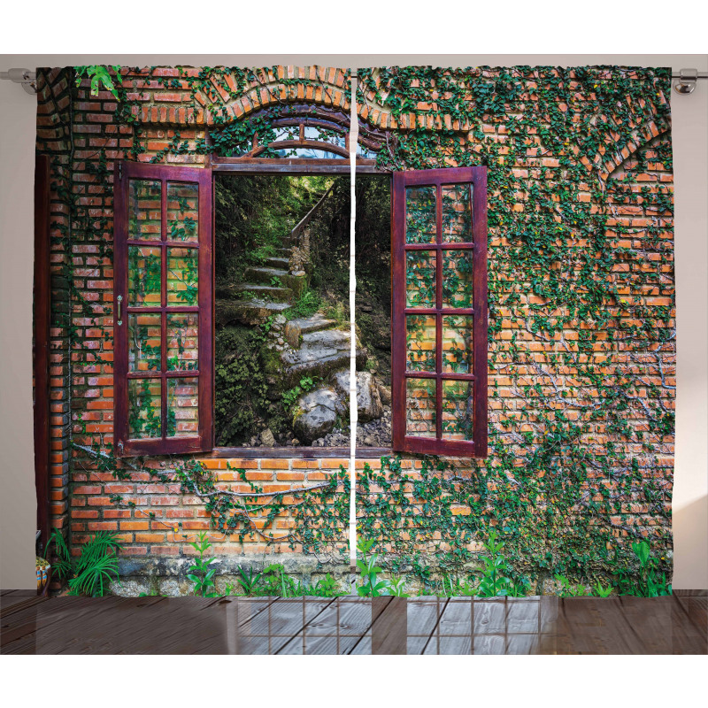 House Forest Wall Curtain