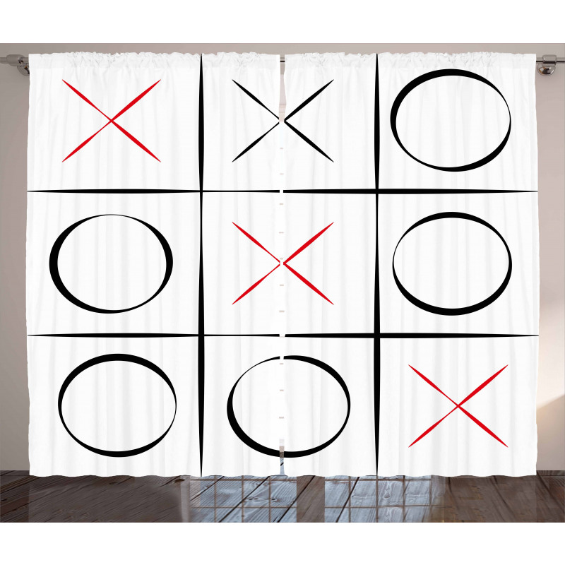 Simplistic Game Pattern Curtain