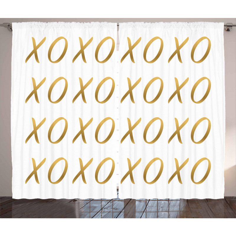 Affection Sincere Love Retro Curtain