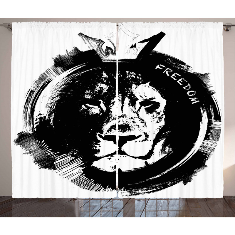 King of the Forest Freedom Curtain