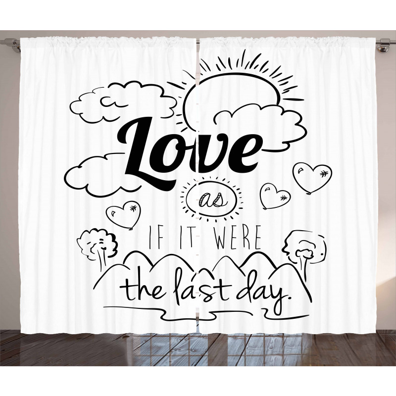 Optimist Message Curtain