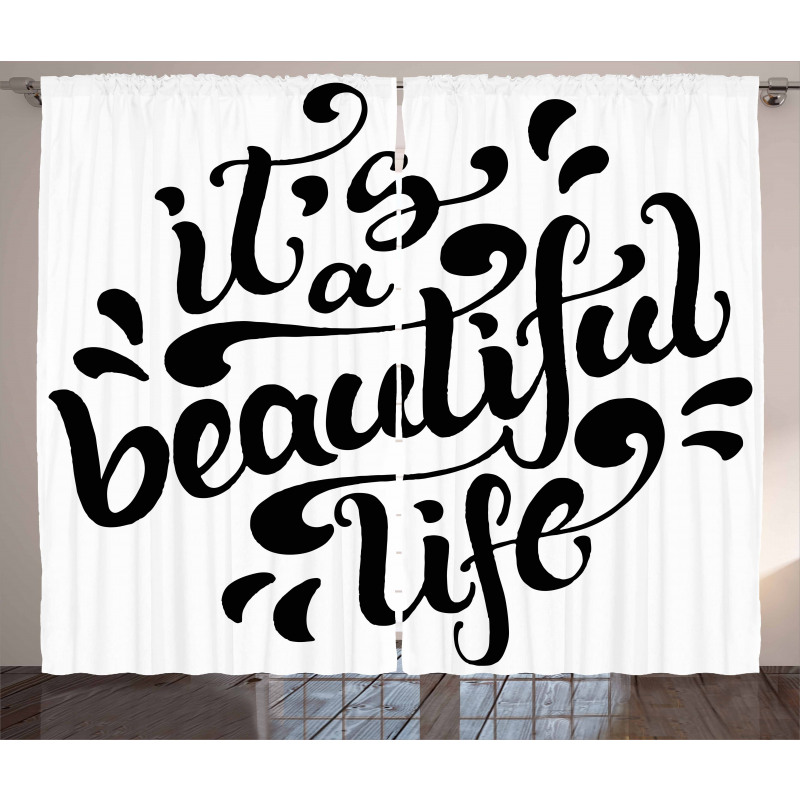 Positive Life Curtain