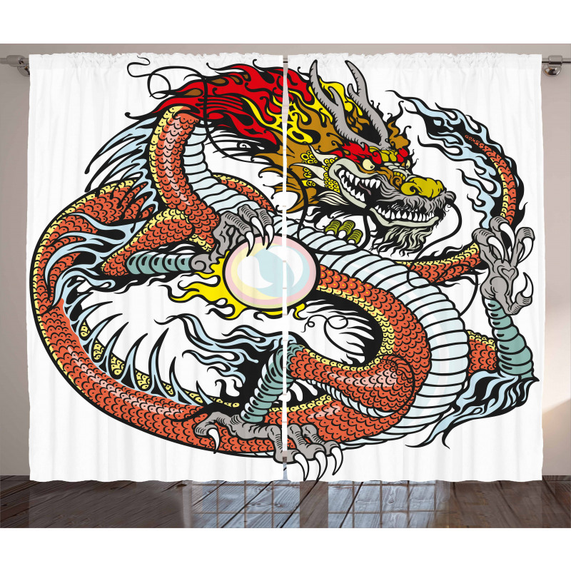 Chinese Zodiac Signs Curtain