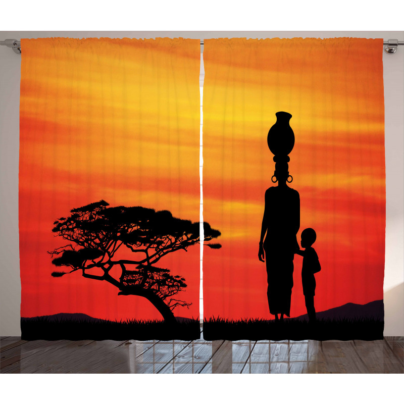 Mother and Child Curtain