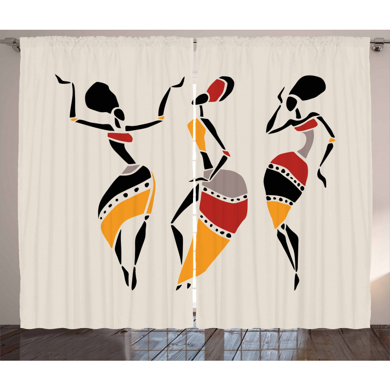Native Dancers Curtain