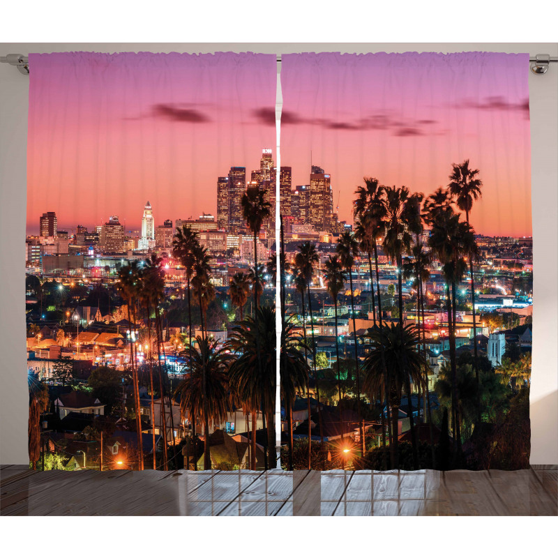 Los Angeles Palms Curtain