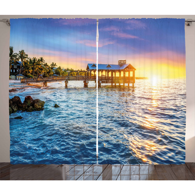 Florida Beach Curtain