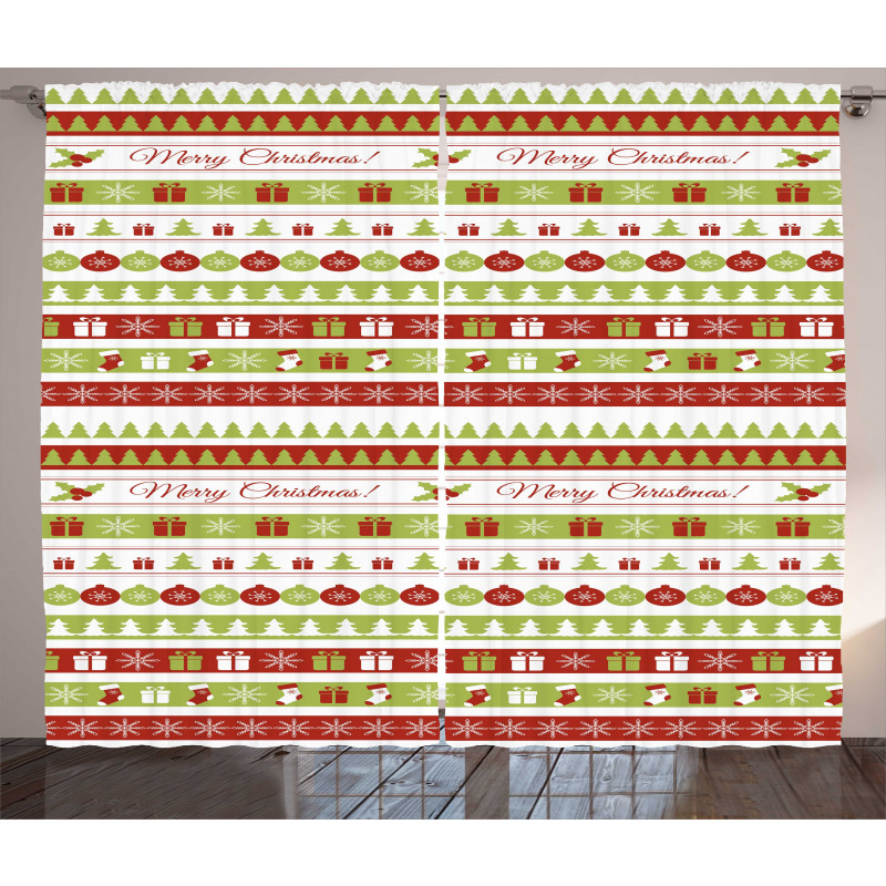 Xmas Words Ceremony Curtain