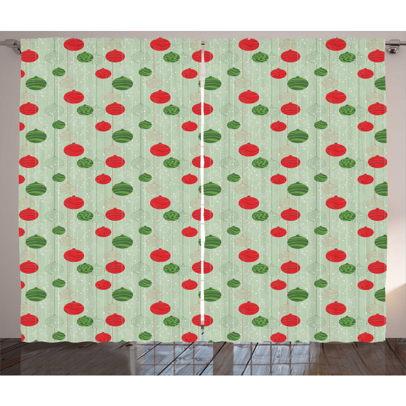 Baubles Strings Curtain