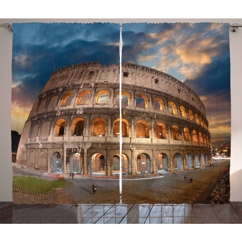 Colosseum at Sunset Curtain