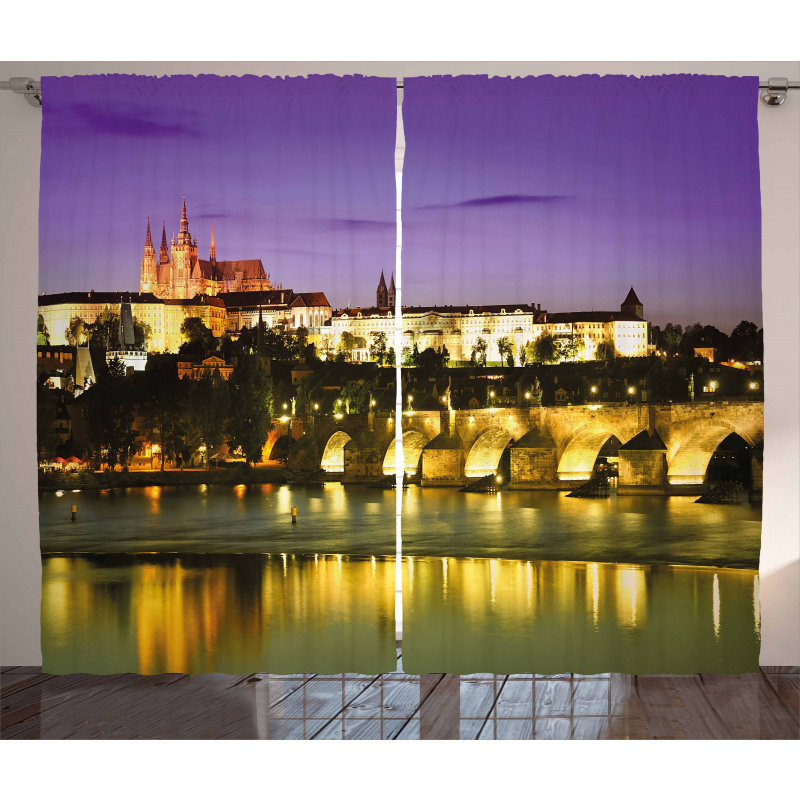 Charles Bridge Prague Curtain