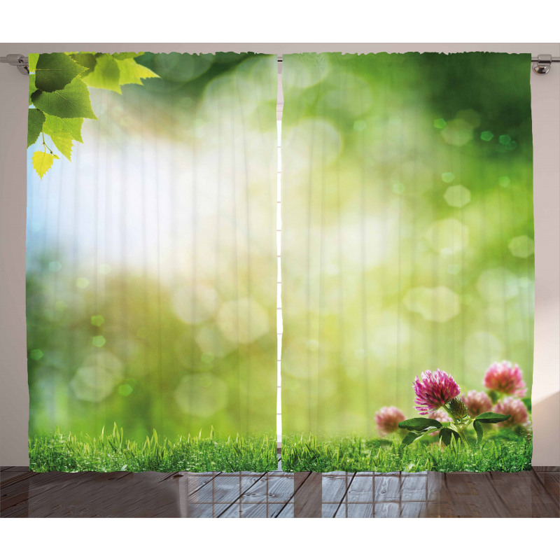 Fresh Spring Blossoms Curtain