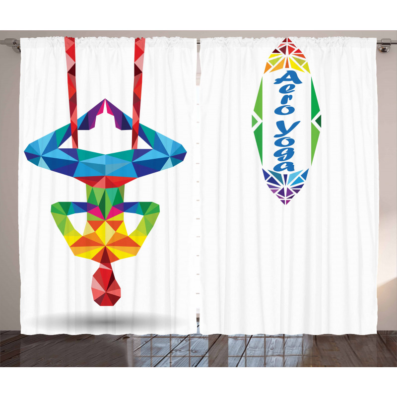 Aerial Yoga Fractal Body Curtain