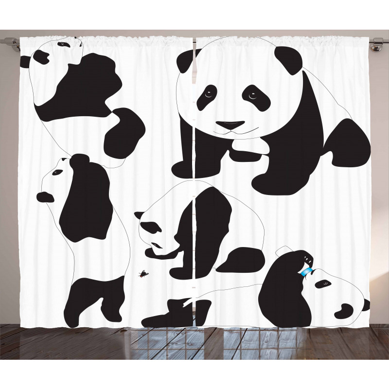 Baby Pandas Curtain