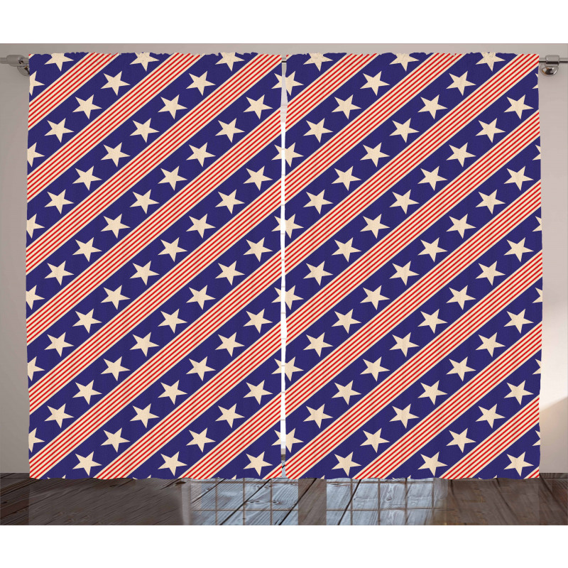 Patriot Star Curtain