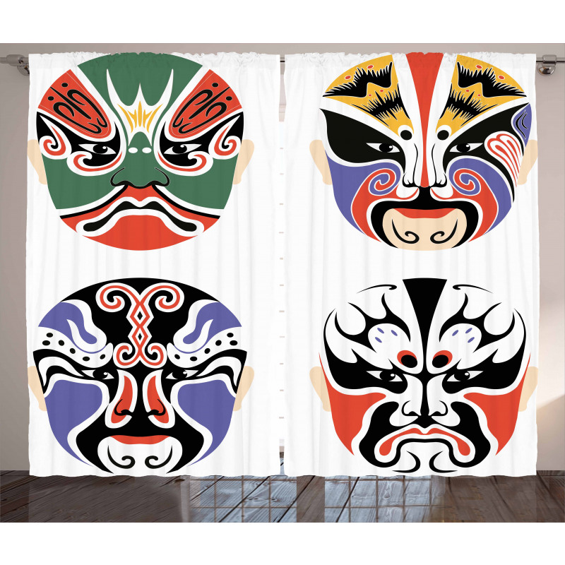 Chinese Opera Mask Curtain