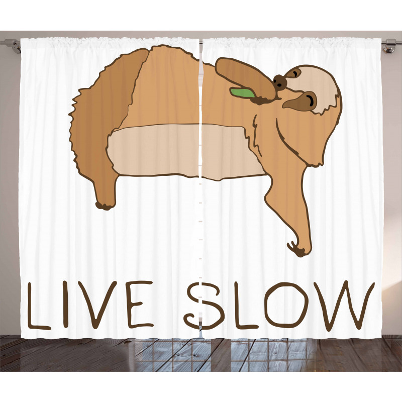 Happy Character Live Slow Curtain
