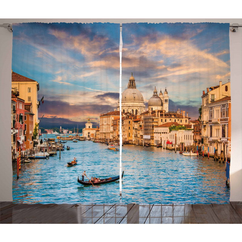 Canal Grande Italy Image Curtain