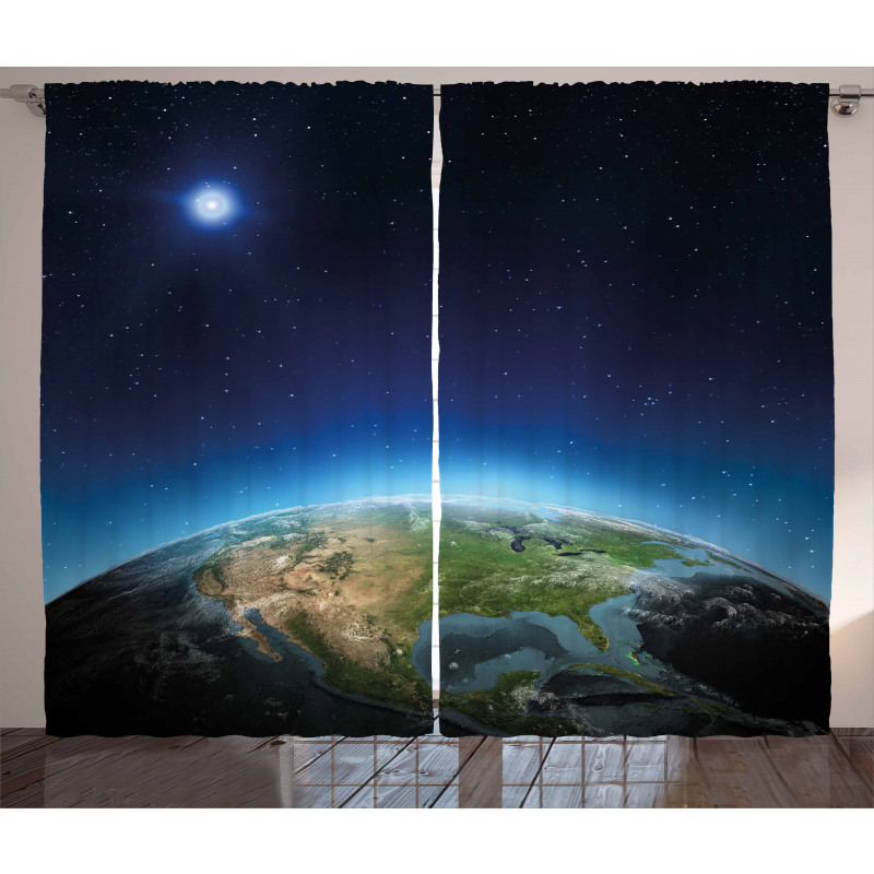 North America Galaxy View Curtain