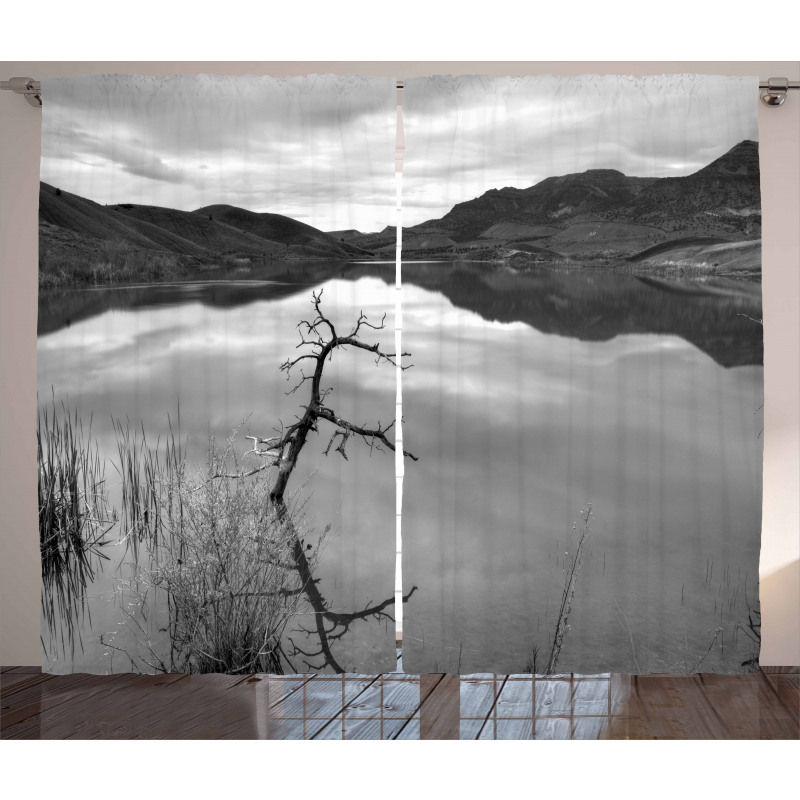 Tranquil Lake Curtain