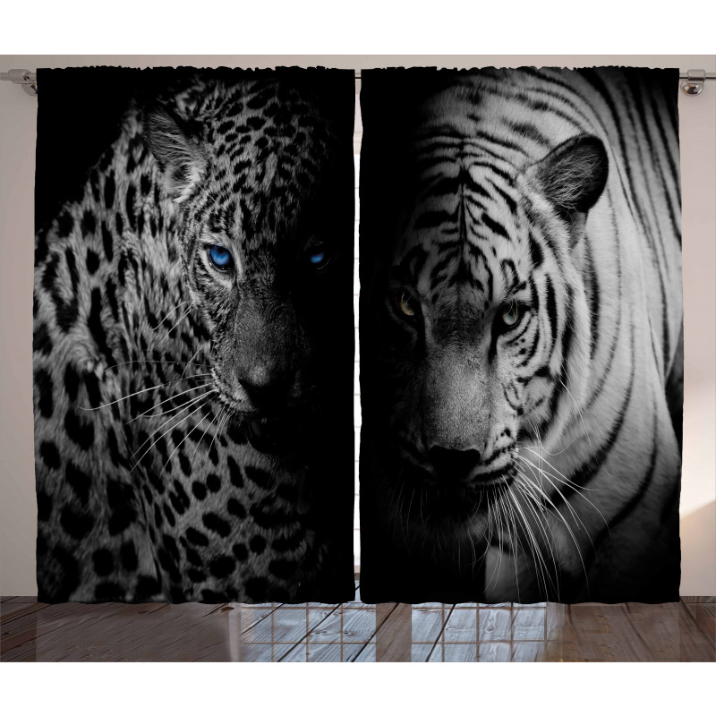 Wild Leopards Curtain