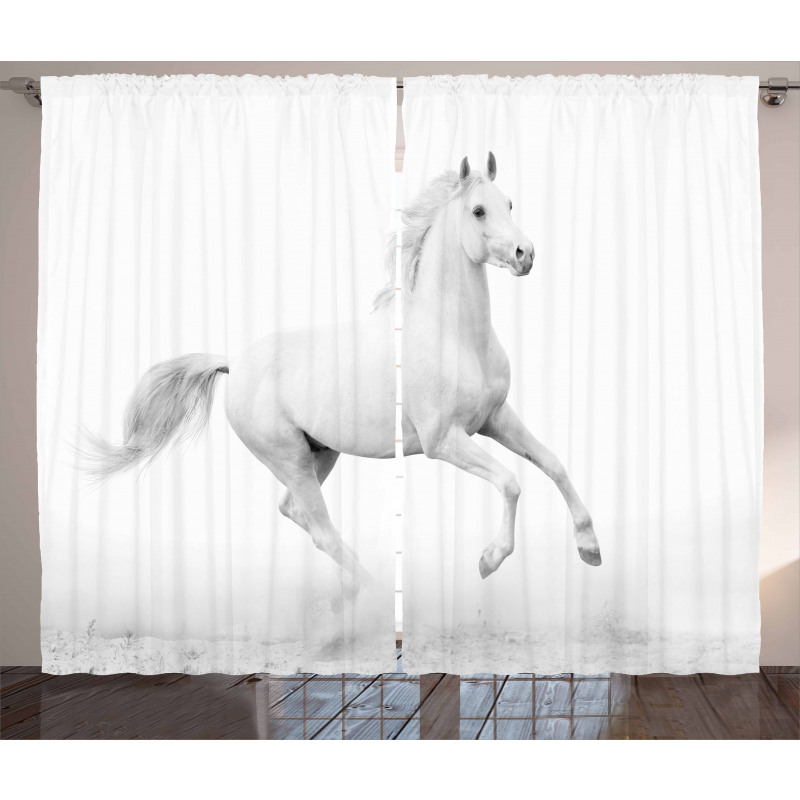 White Stallion Curtain