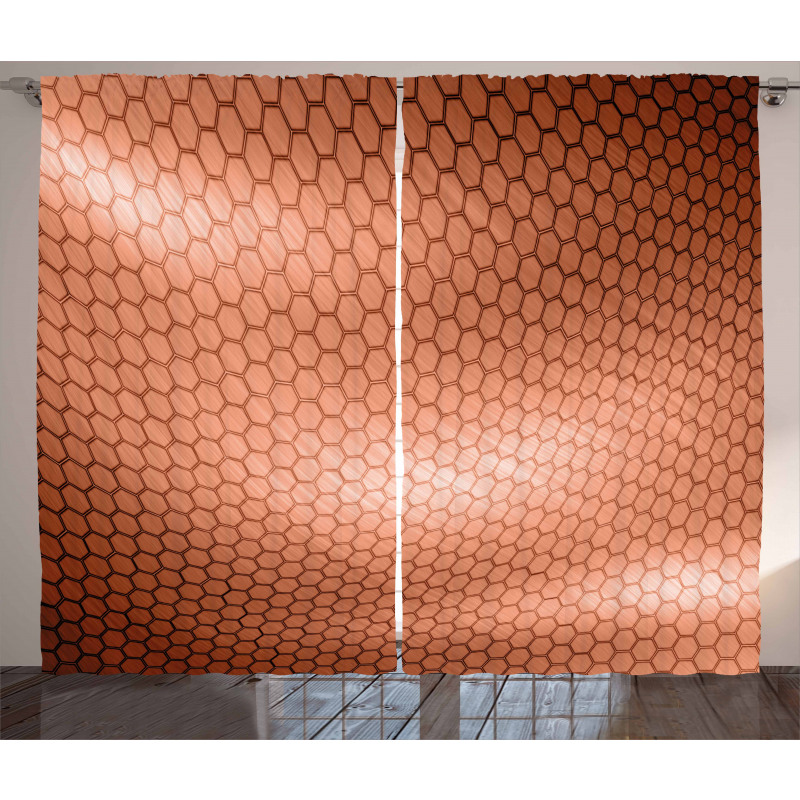 Comb Pattern Waves Curtain