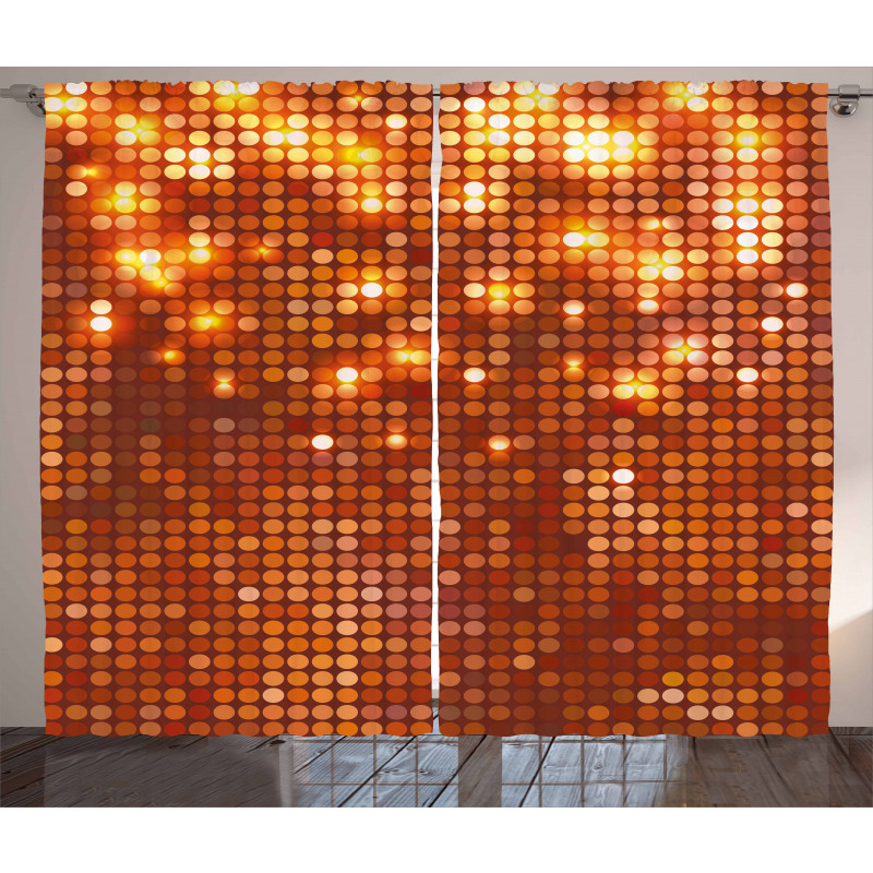 Vivid Dots Mosaic Curtain