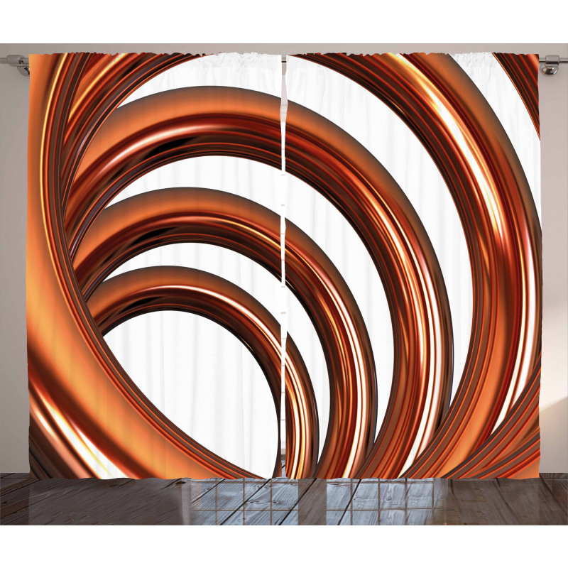 Helix Coil Spiral Pipe Curtain