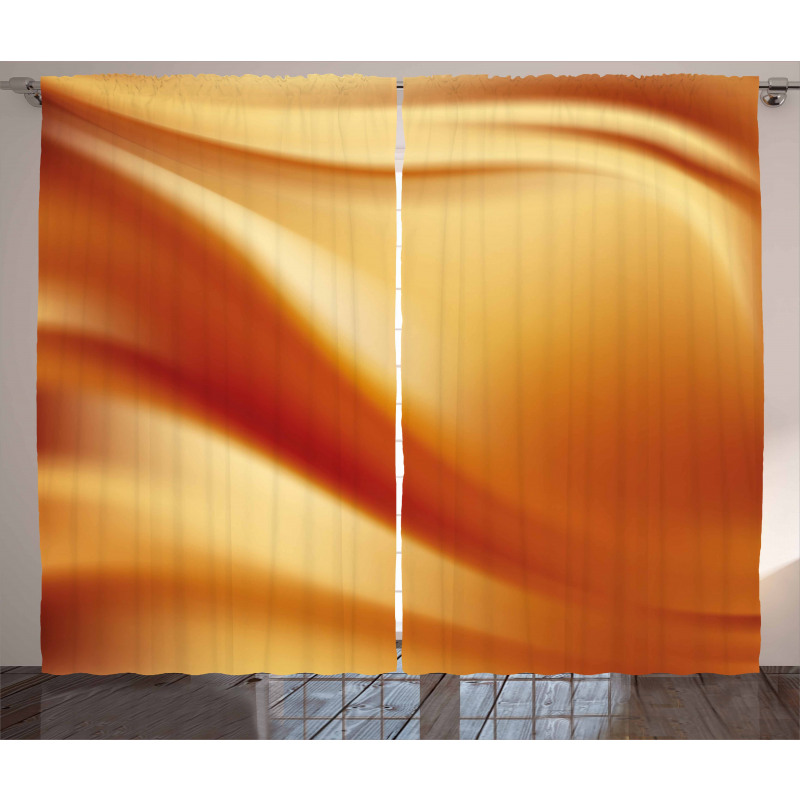 Wavy Color Curves Curtain