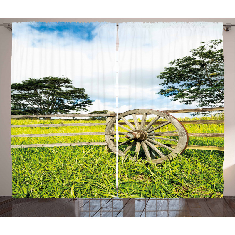 Green Meadow Curtain