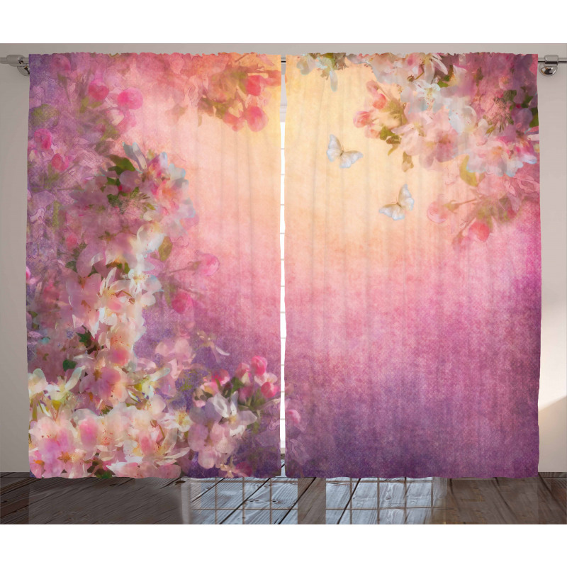 Enchanted Blossom Petals Curtain