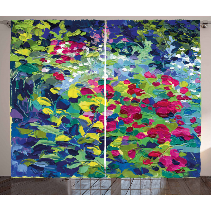 Floral Field Summer Curtain