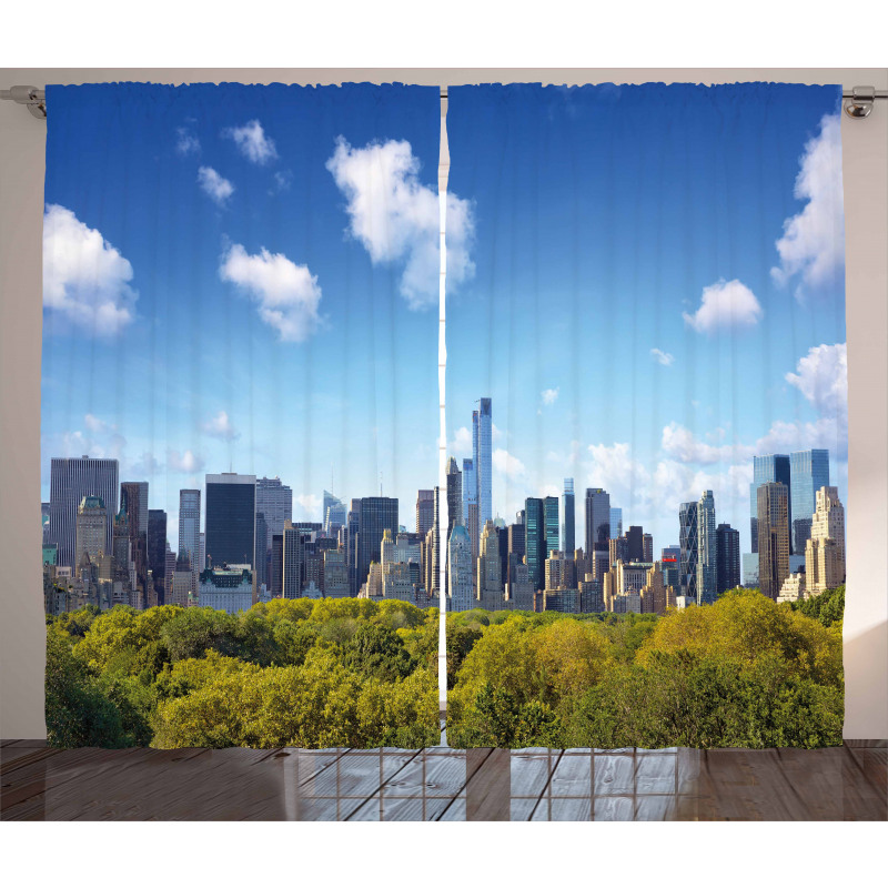 Central Park Midtown NYC Curtain