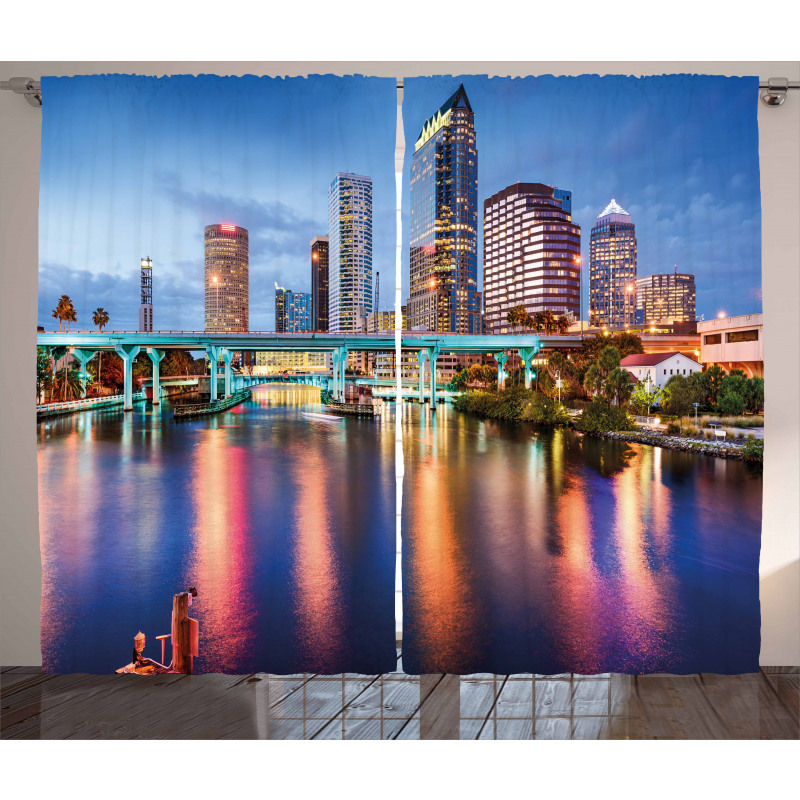 Hillsborough River USA Curtain