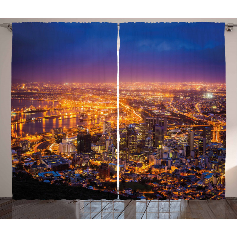 Cape Town Panorama Africa Curtain