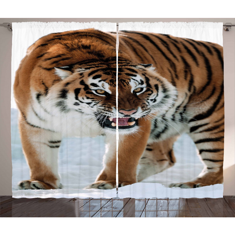 Siberian Predator Feline Curtain