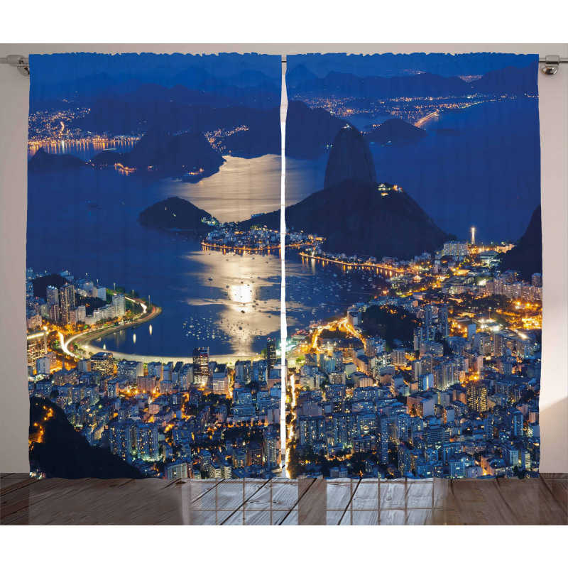 Mountain Sugar Loaf Rio Curtain