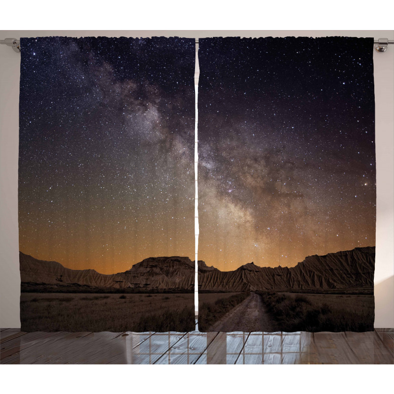 Desert of Bardenas Stars Curtain